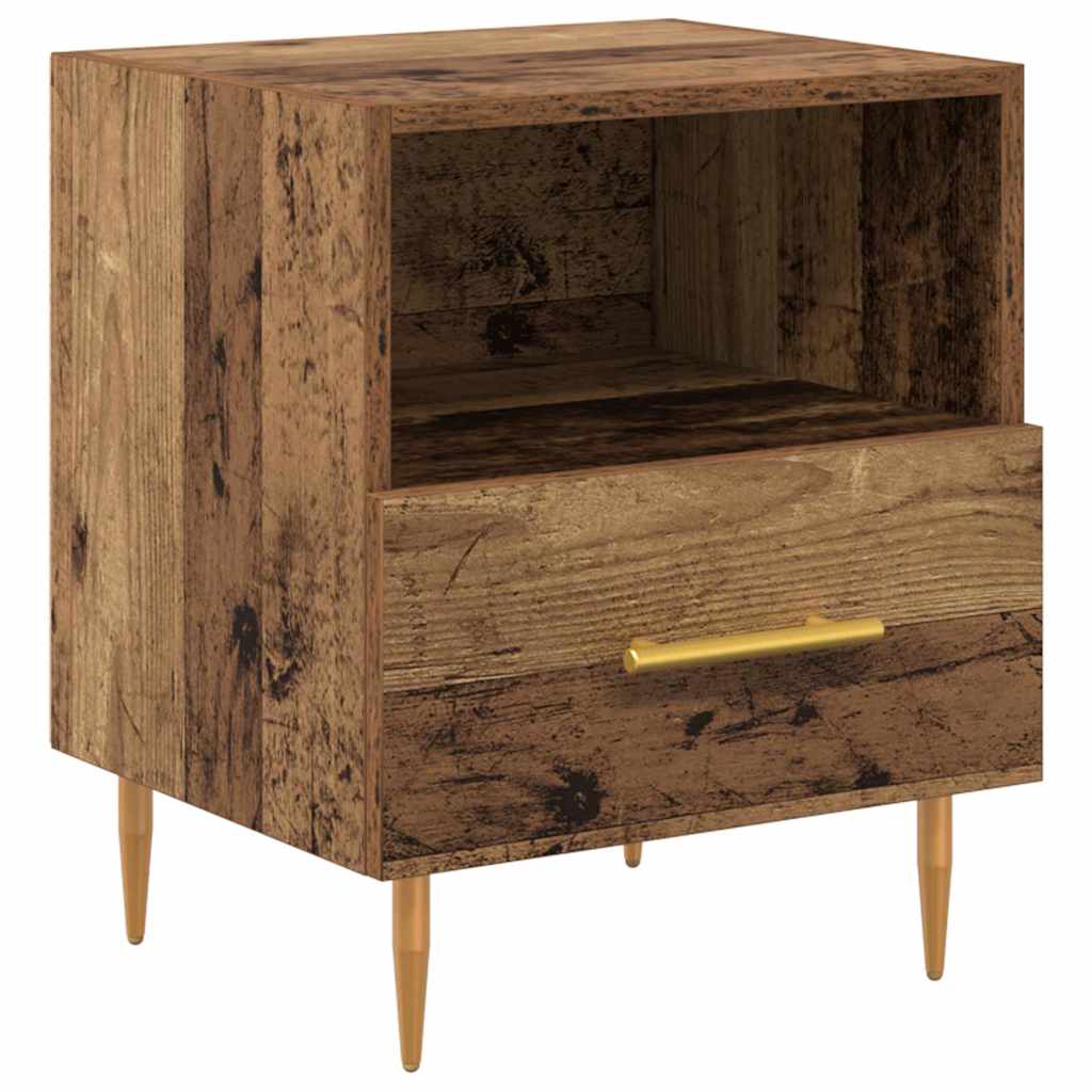 Bedside Table Brown 40 x 35 x 47.5 cm Engineered wood