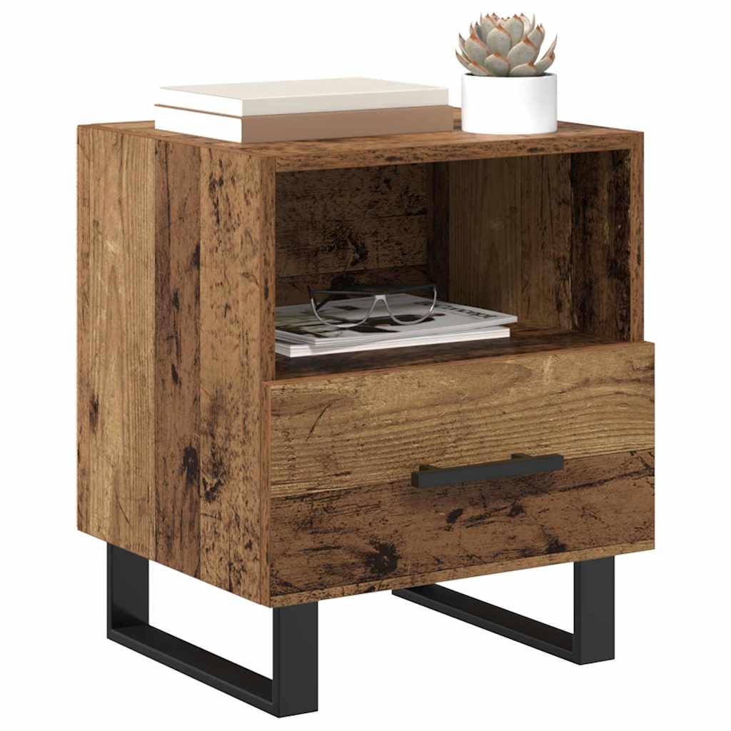 Bedside Cabinet Old wood 40 x 35 x 47.5 cm Engineered wood