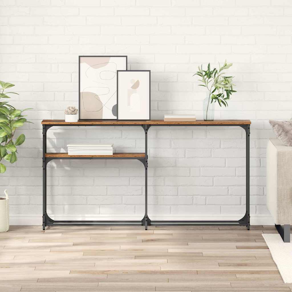 ConsoleTable Old wood 145x22.5x75cm Engineered Wood