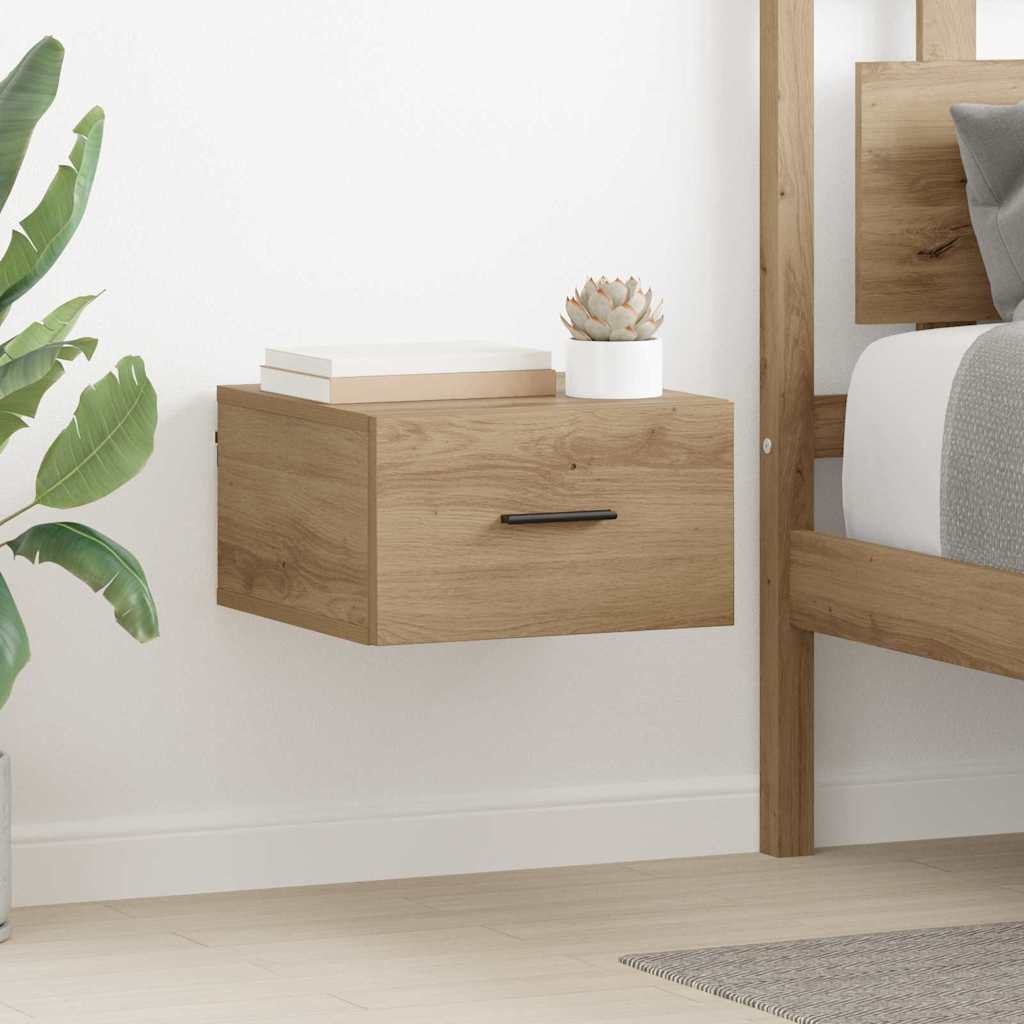 Bedside Cabinet Artisan oak 35 x 35 x 20 cm Engineered wood