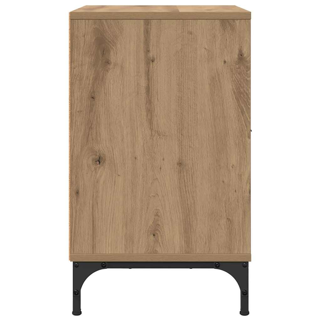 Bedside Table Artisan oak 49 x 36 x 61 cm Engineered wood