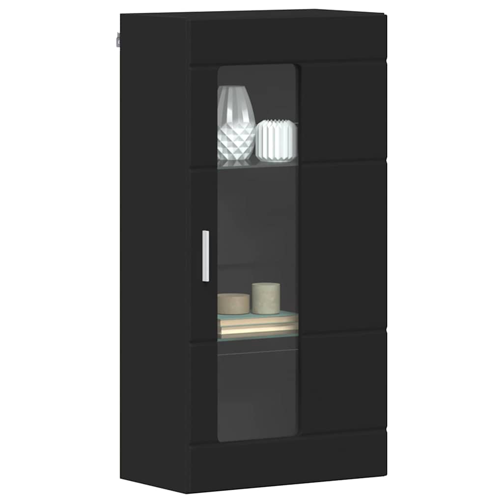 Wall-mounted Cabinet Black 55 x 29 x 100 cm Engineered wood