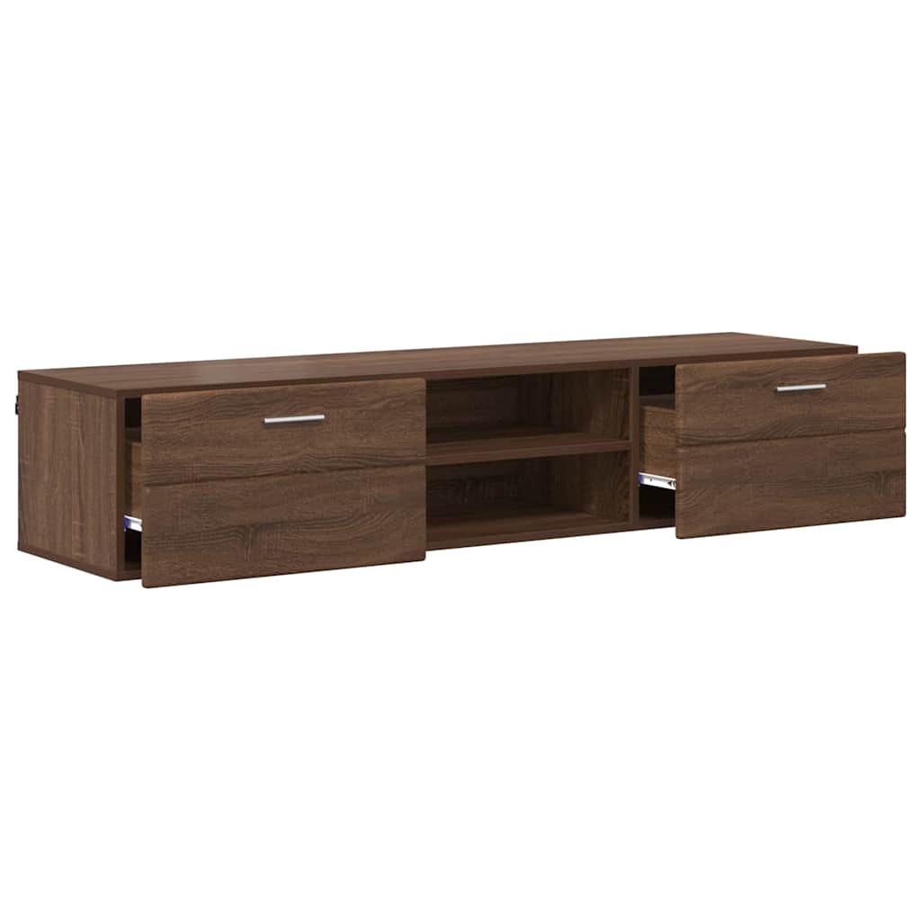 TV Cabinet Brown oak 150 x 39 x 30 cm Engineered wood