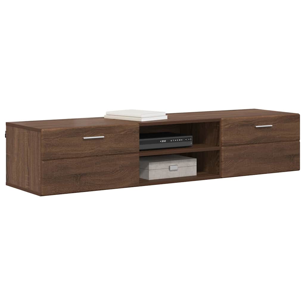 TV Cabinet Brown oak 150 x 39 x 30 cm Engineered wood