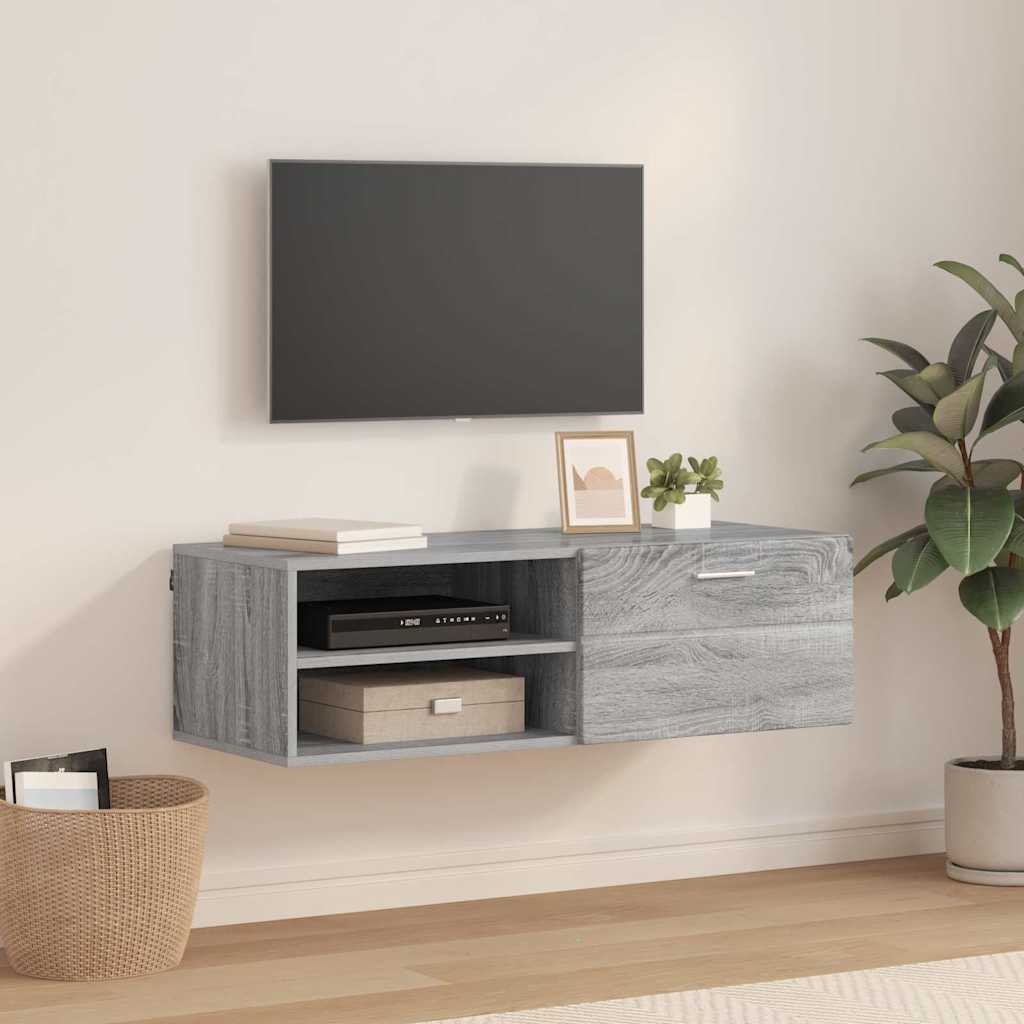 TV Cabinet Grey sonoma 100.5 x 39 x 30 cm Engineered wood