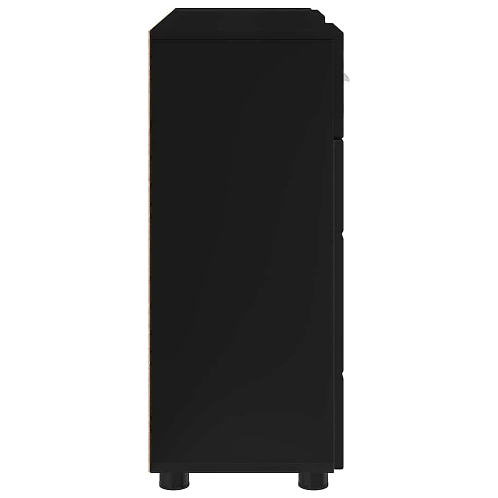 Sideboard with Drawer Black 88.5 x 30.5 x 73 cm Engineered wood