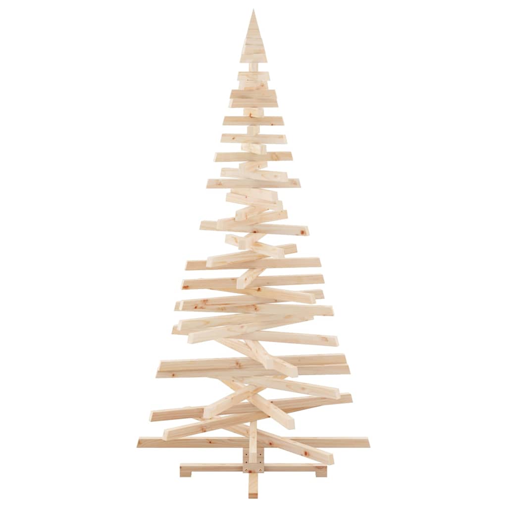Christmas Trees with Stand Natural 210 cm Solid pine wood
