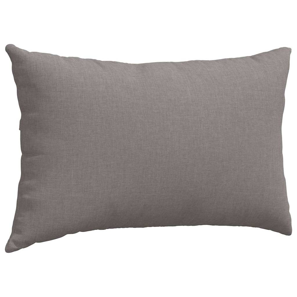 Sofa Pillows 2 pcs Taupe 50 x 30 cm Fabric