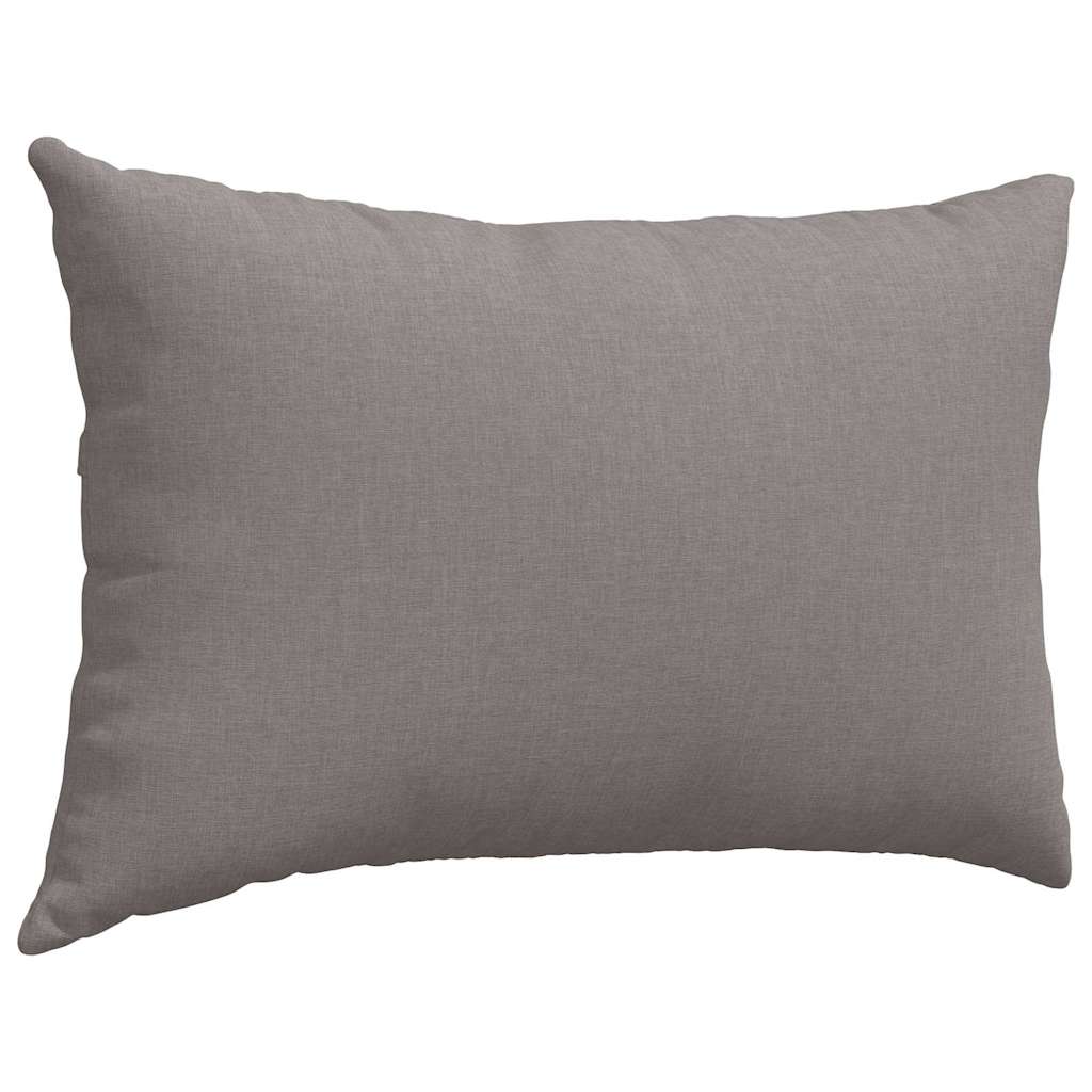 Sofa Pillows 2 pcs Taupe 60 x 40 cm Fabric