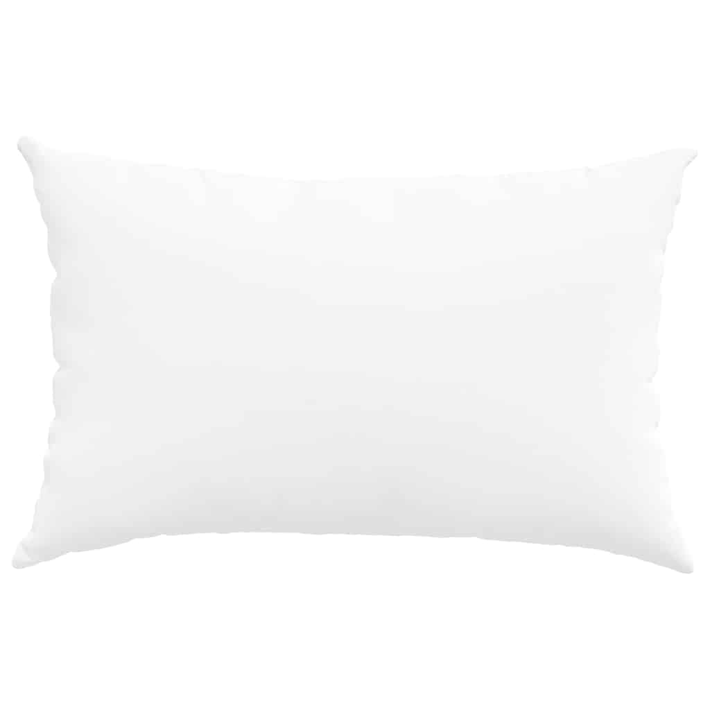 Sofa Pillows 2 pcs White 60 x 40 cm Fabric