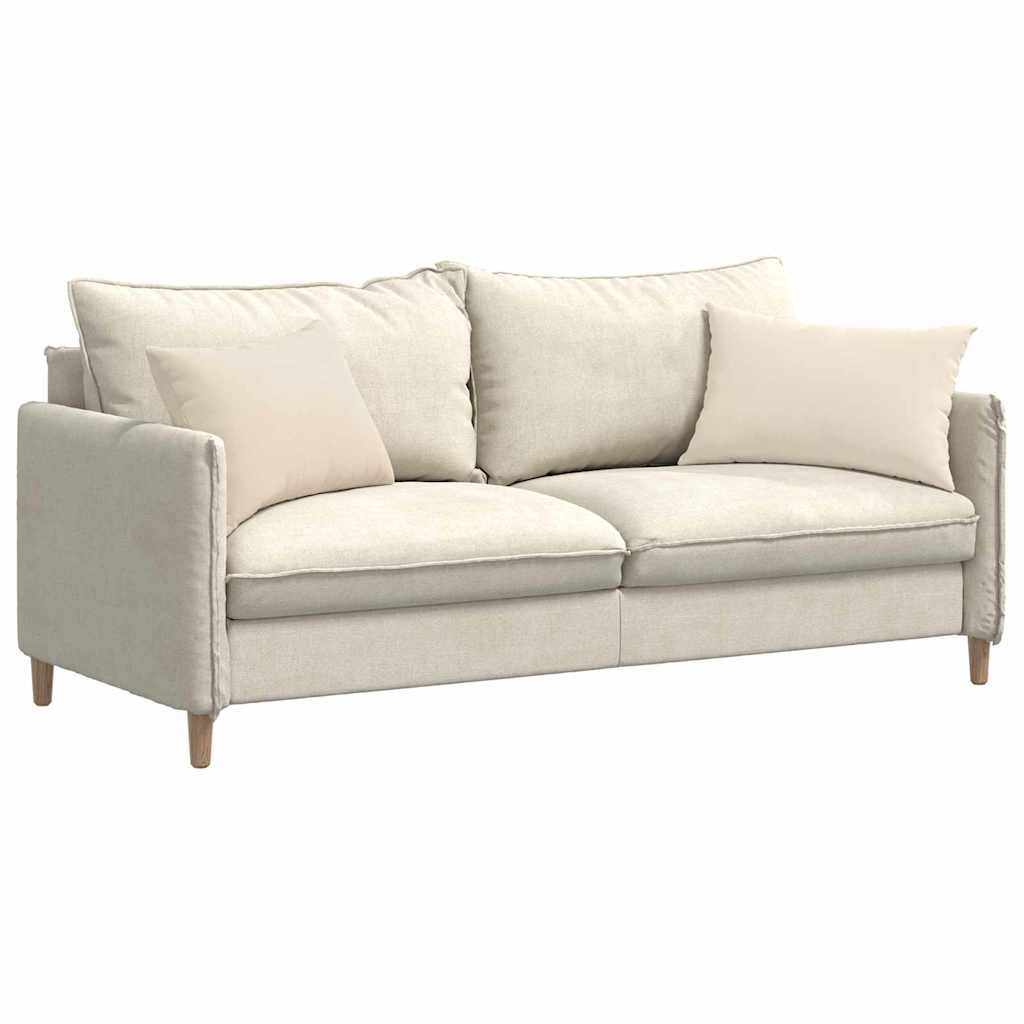 Sofa Pillows 2 pcs Beige 60 x 40 cm Fabric