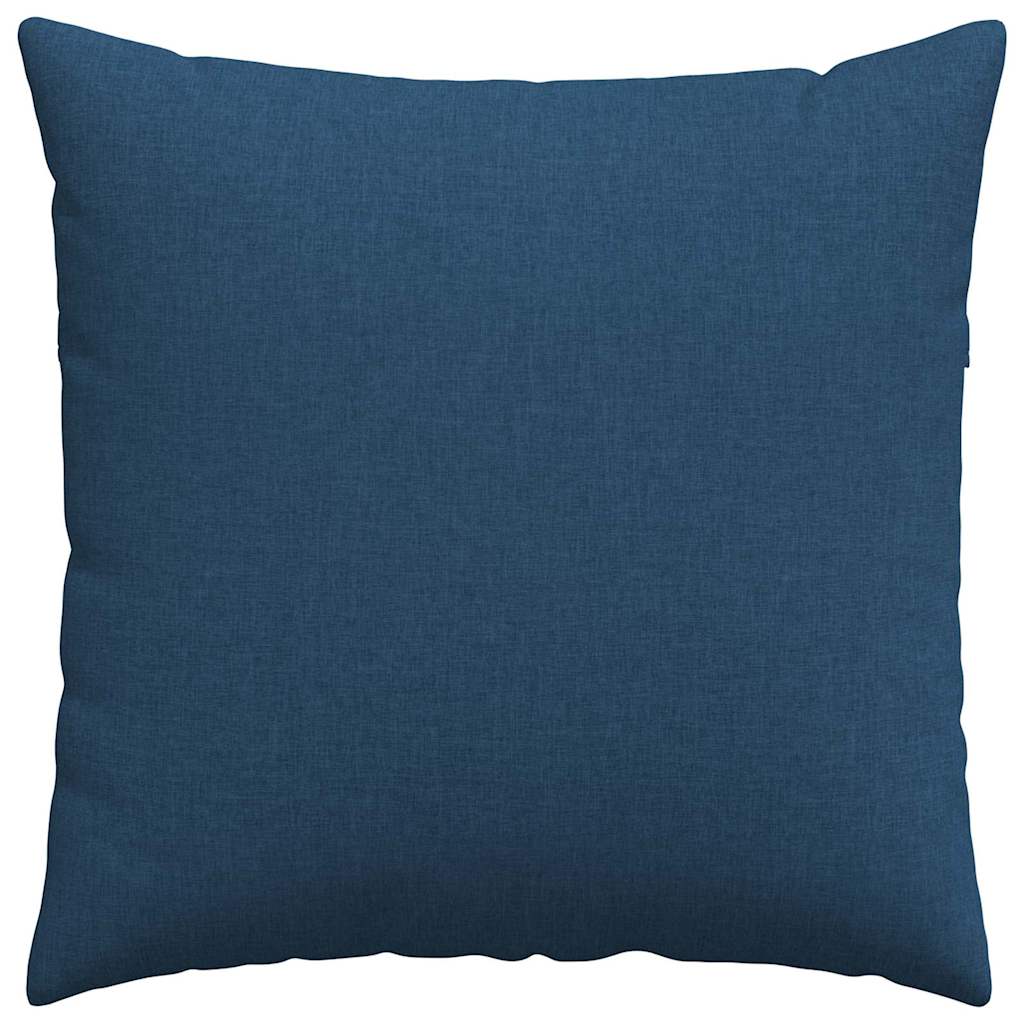 Sofa Pillows 2 pcs Blue 60 x 60 cm Fabric