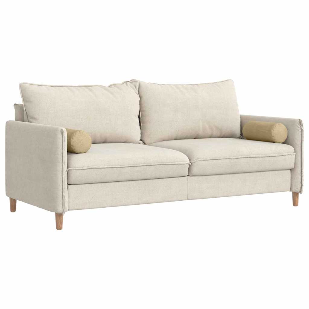 Bolster Pillows 2 pcs Grey Green Ø 15 x 40 cm Corduroy Fabric