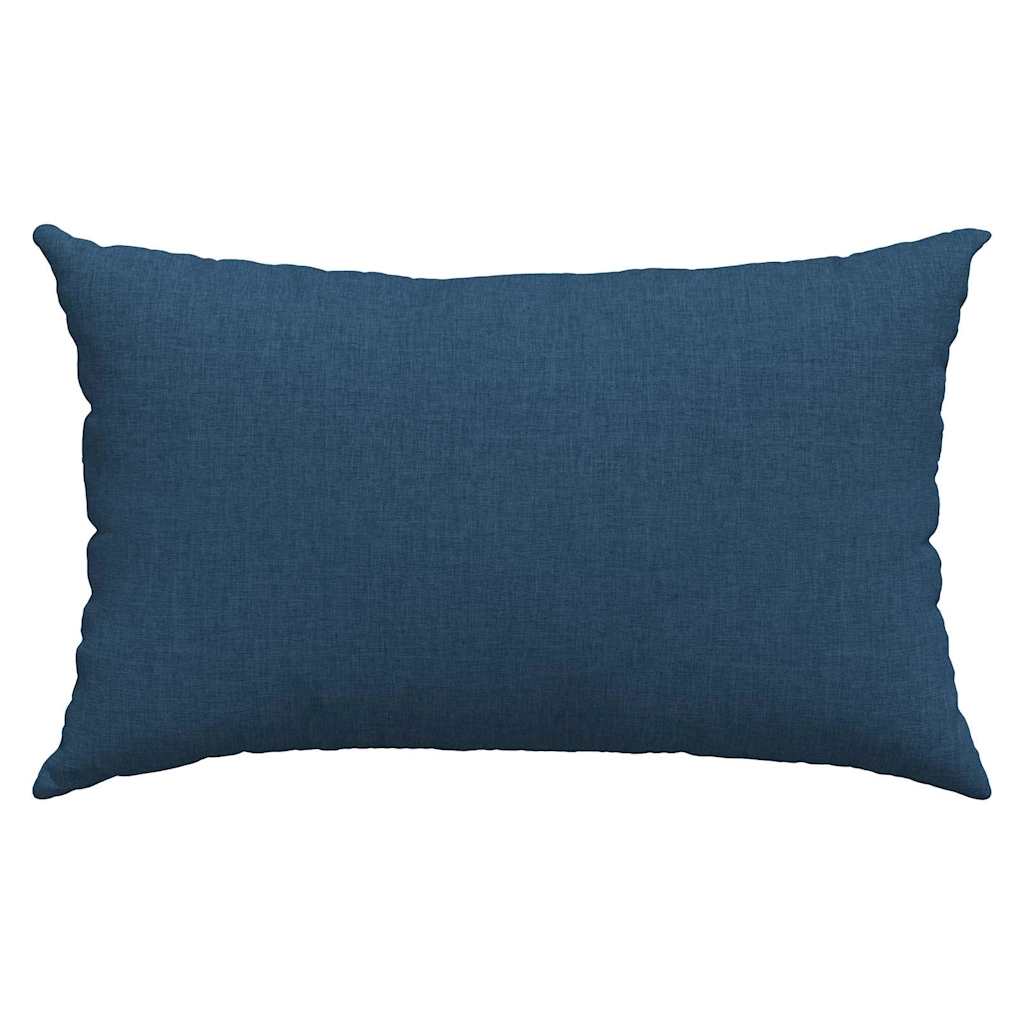Sofa Pillows 2 pcs Blue 50 x 30 cm Fabric