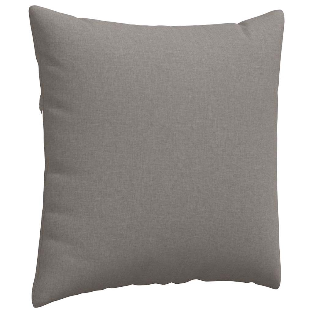 Sofa Pillows 2 pcs Taupe 60 x 60 cm Fabric