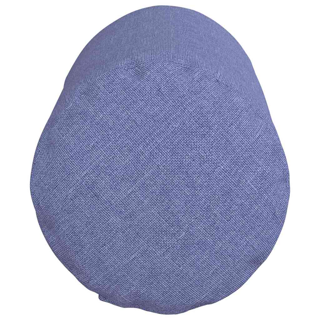 Bolster Pillows 2 pcs Jeans Blue Ø 15 x 40 cm Fabric