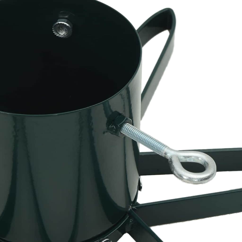 Christmas Tree Stand 1.73 Green 49 x 49 x 15.5 cm Steel