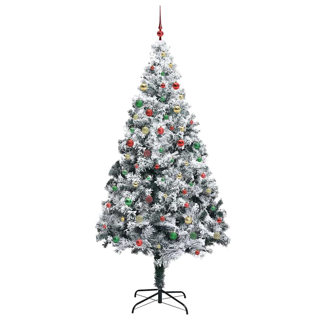 Christmas Tree with 300 LEDs with Stand White 300 cm PVC