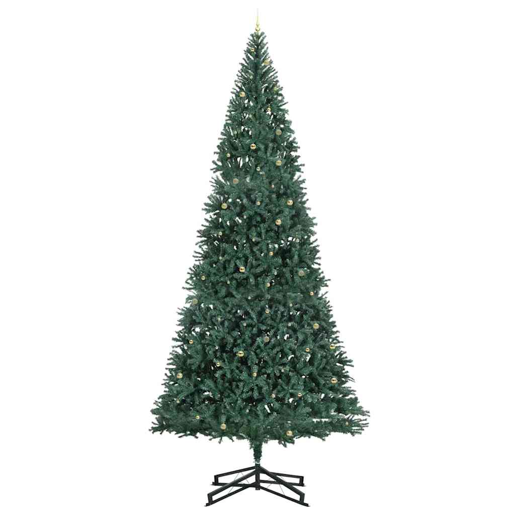 Artificial Pre-lit Christmas Tree with Ball Set Green 500 cm