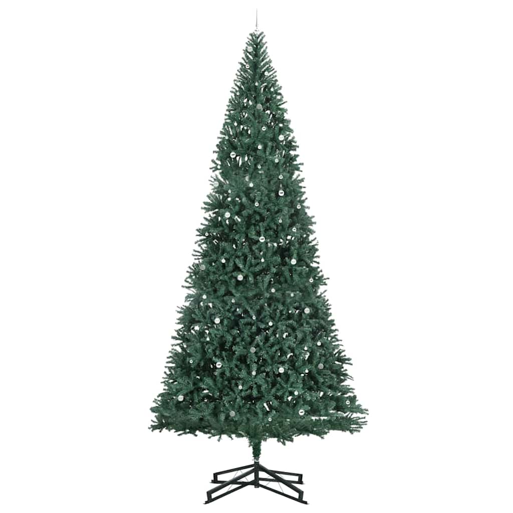 Artificial Pre-lit Christmas Tree with Ball Set Green 500 cm