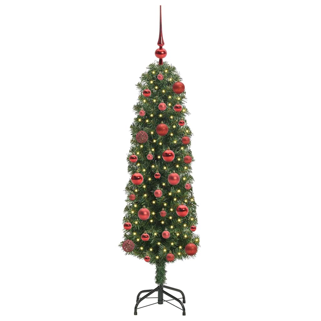 Artificial Christmas Tree with 150 LEDs with Stand Green 120 cm