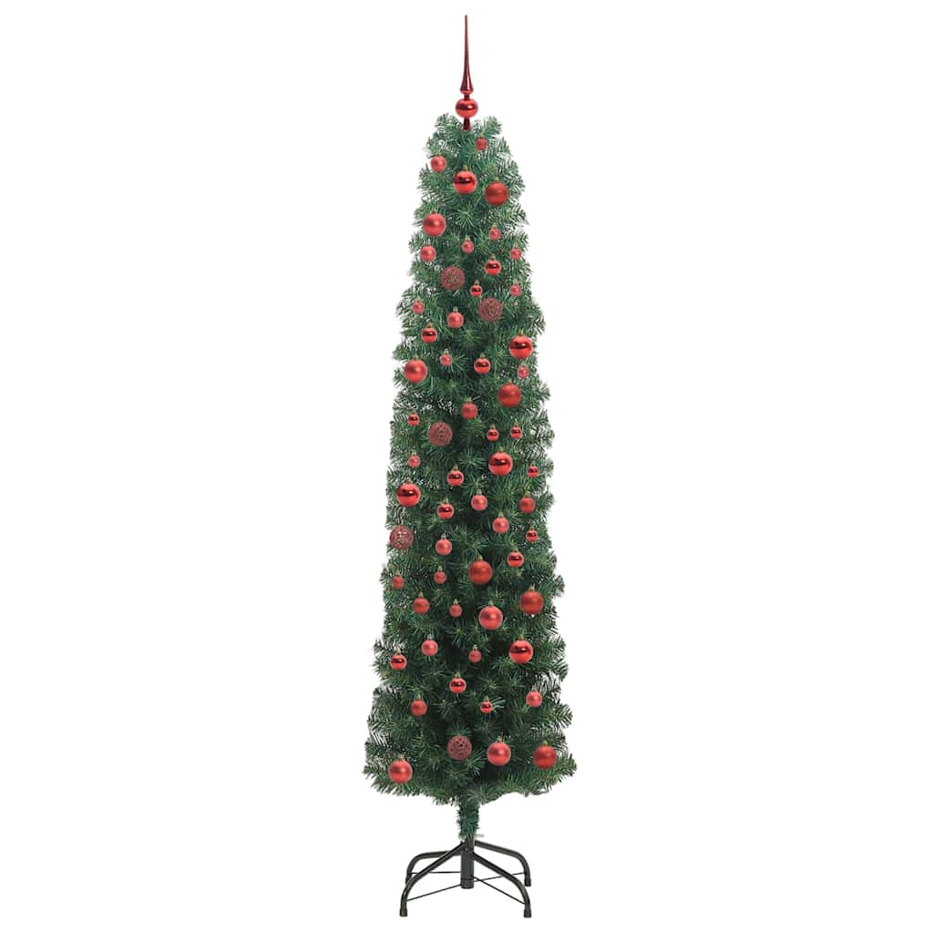 Artificial Christmas Tree with 300 LEDs with Stand Green 180 cm