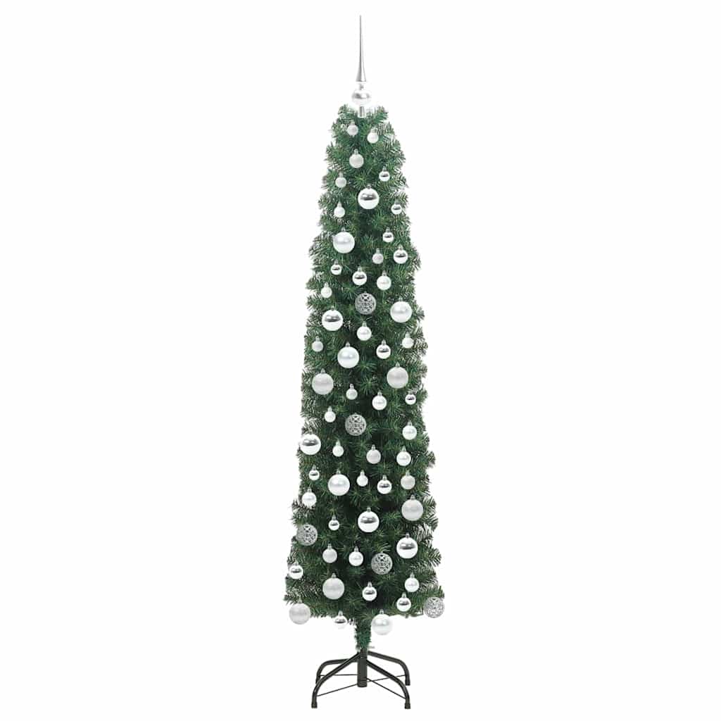 Artificial Christmas Tree with 300 LEDs with Stand Green 180 cm