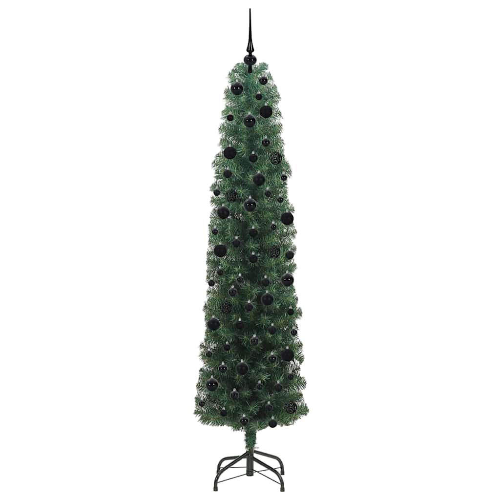 Artificial Christmas Tree with 300 LEDs with Stand Green 240 cm