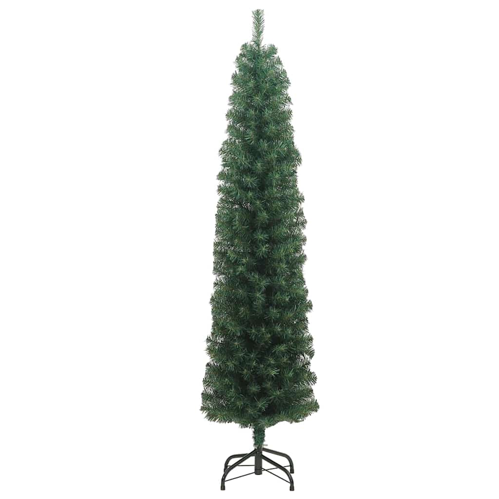 Artificial Christmas Tree with 300 LEDs with Stand Green 240 cm