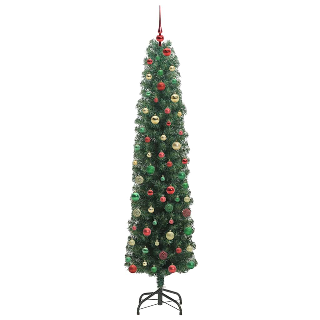 Artificial Christmas Tree with 300 LEDs with Stand Green 240 cm