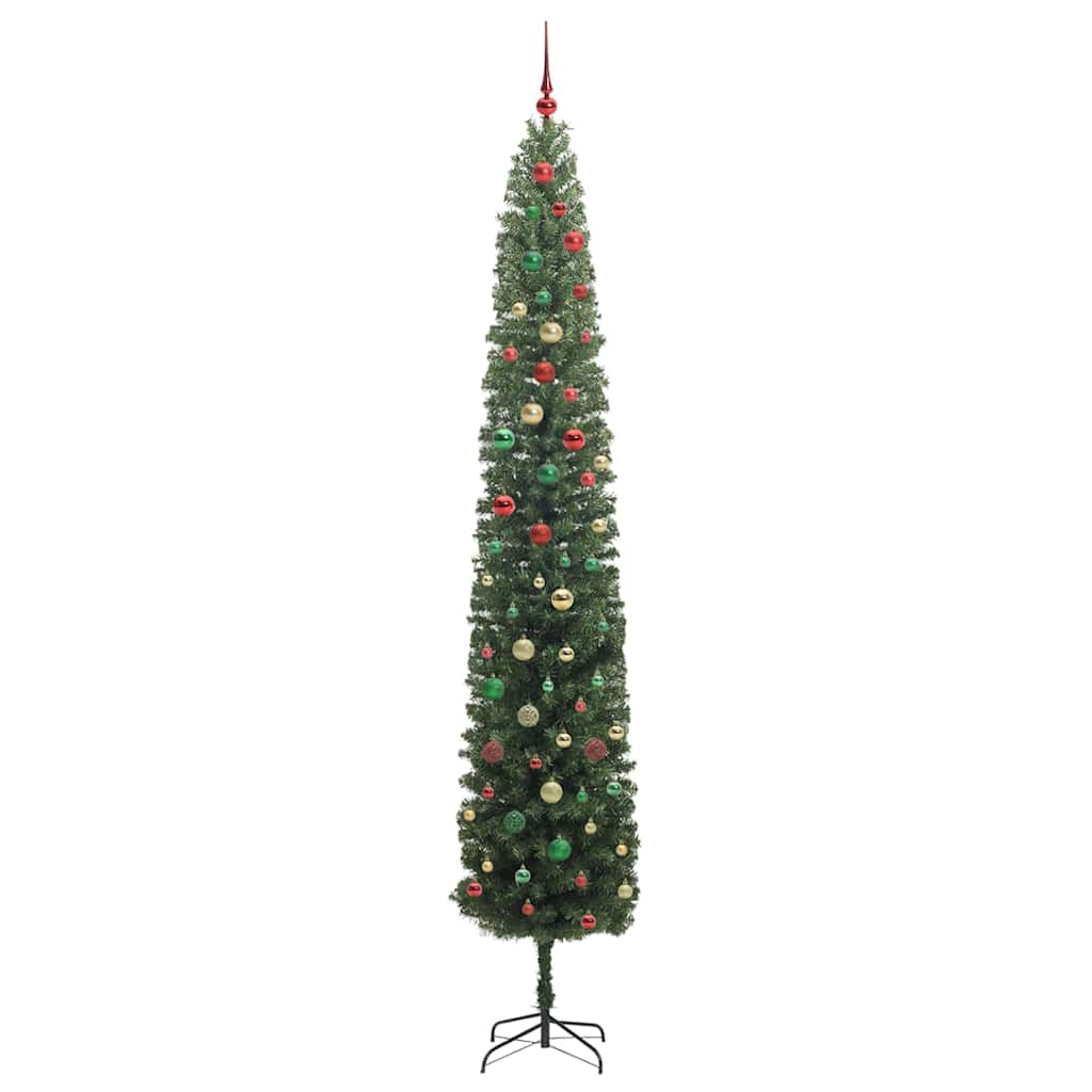 Artificial Christmas Tree with 300 LEDs with Stand Green 270 cm