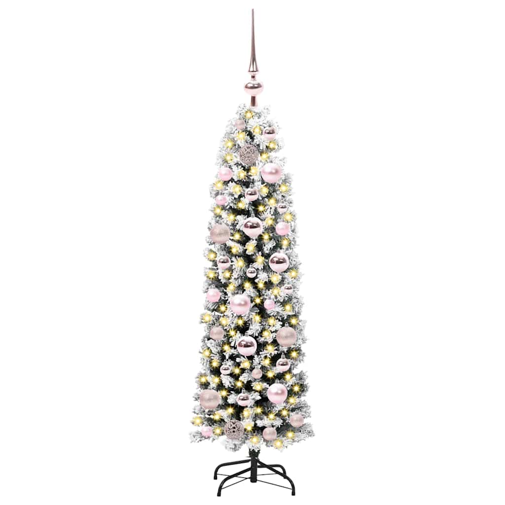 Artificial Christmas Tree with 150 LEDs with Stand Green 120 cm