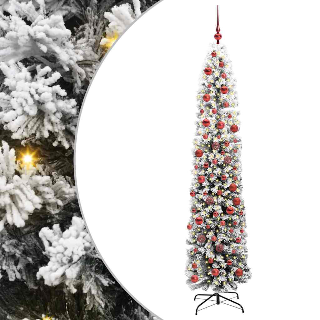 Artificial Christmas Tree with 300 LEDs with Stand Green 180 cm