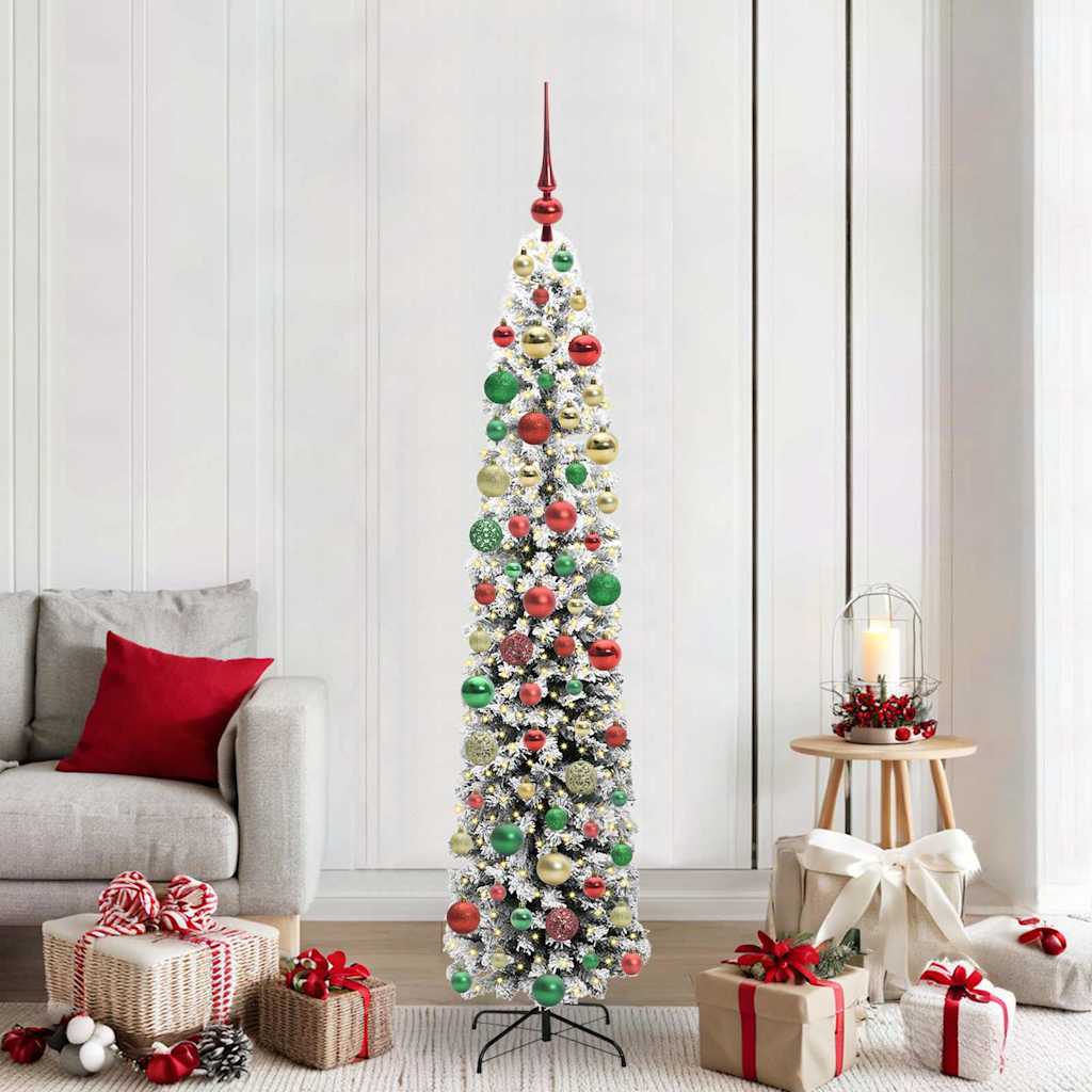 Artificial Christmas Tree with 300 LEDs with Stand Green 180 cm