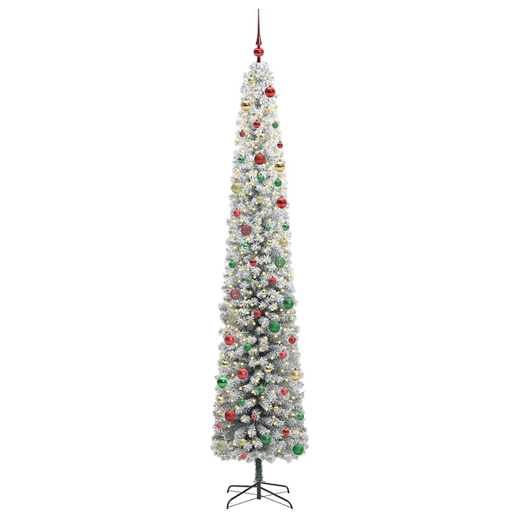Artificial Christmas Tree with 300 LEDs with Stand Green 300 cm