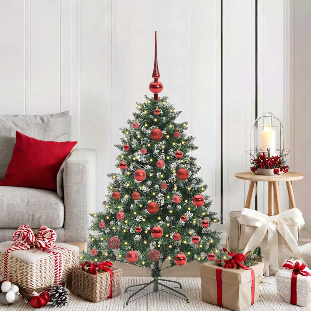 Artificial Christmas Tree with 150 LEDs Green 85 x 85 x 120 cm