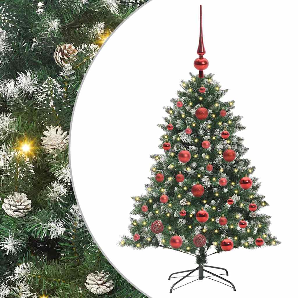 Artificial Christmas Tree with 150 LEDs Green 85 x 85 x 120 cm