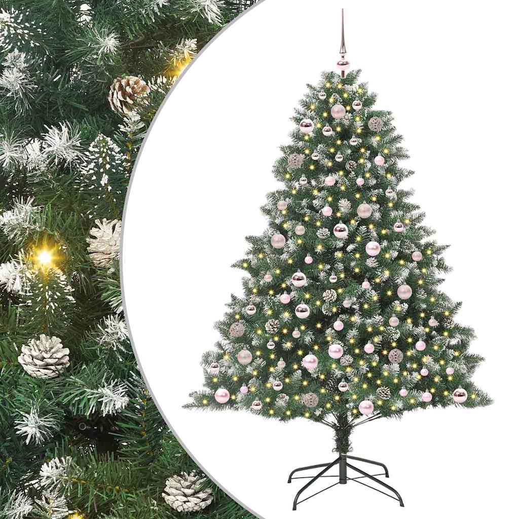 Artificial Christmas Tree with Stand Green 126 x 126 x 180 cm