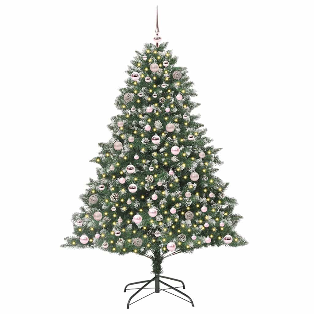 Artificial Christmas Tree with Stand Green 126 x 126 x 180 cm
