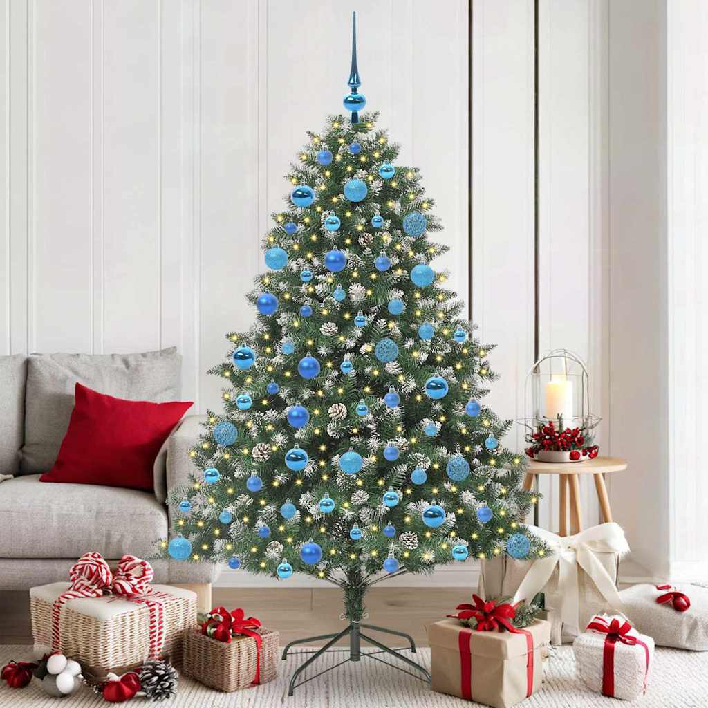 Artificial Christmas Tree with Stand Green 126 x 126 x 180 cm