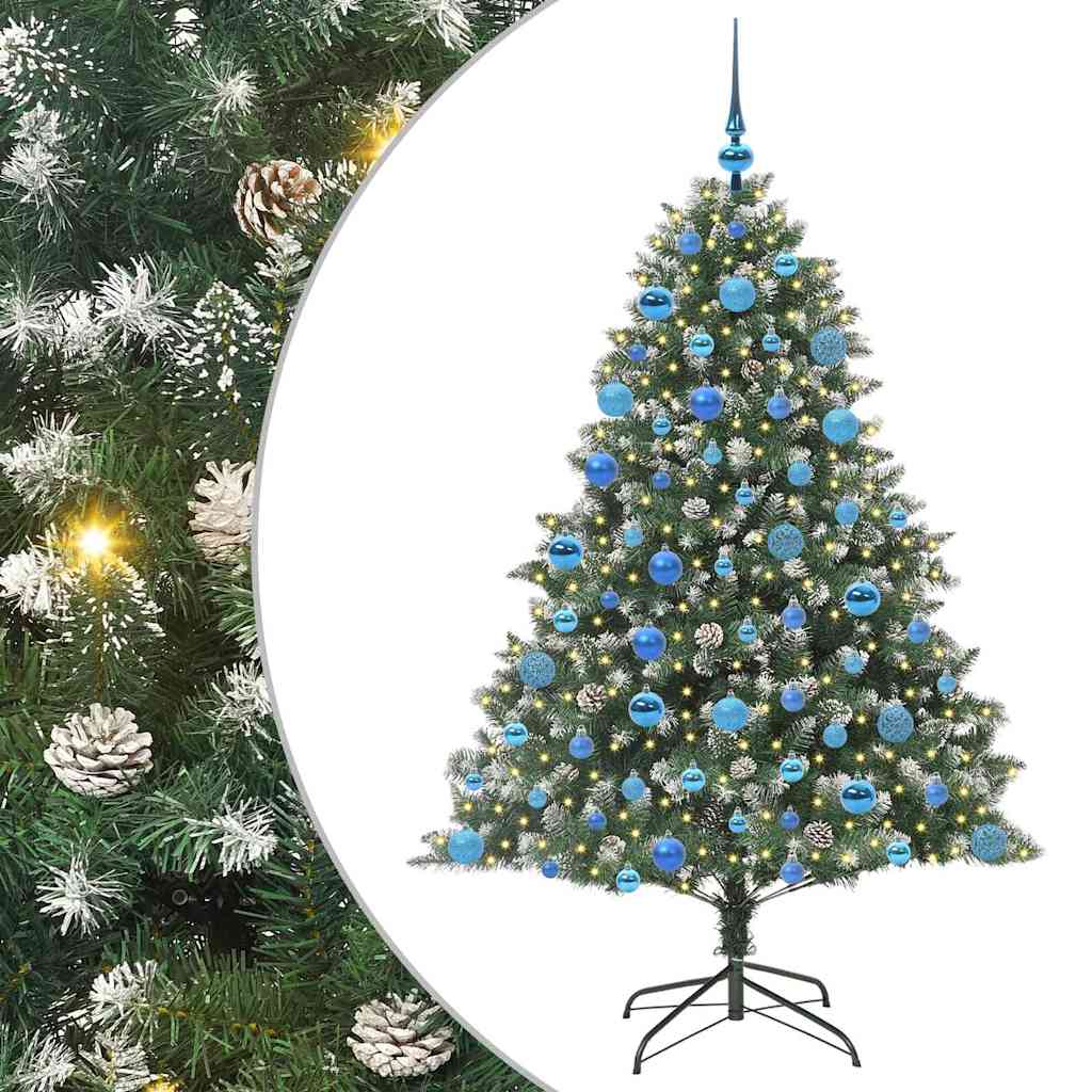 Artificial Christmas Tree with Stand Green 126 x 126 x 180 cm