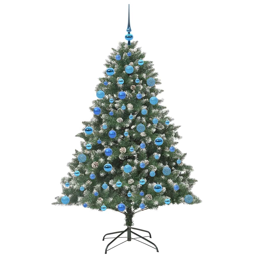 Artificial Christmas Tree with Stand Green 126 x 126 x 180 cm