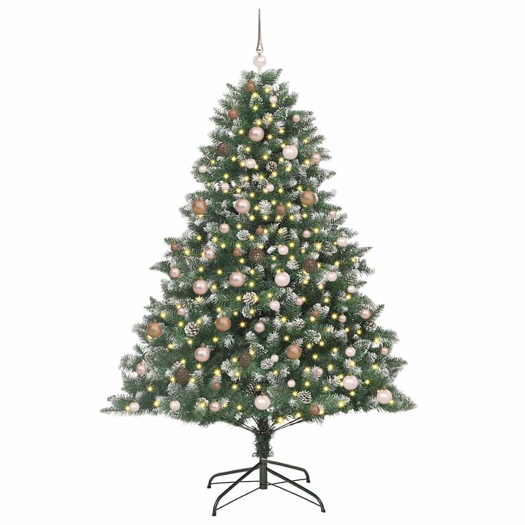 Artificial Christmas Tree with Stand Green 140 x 140 x 210 cm