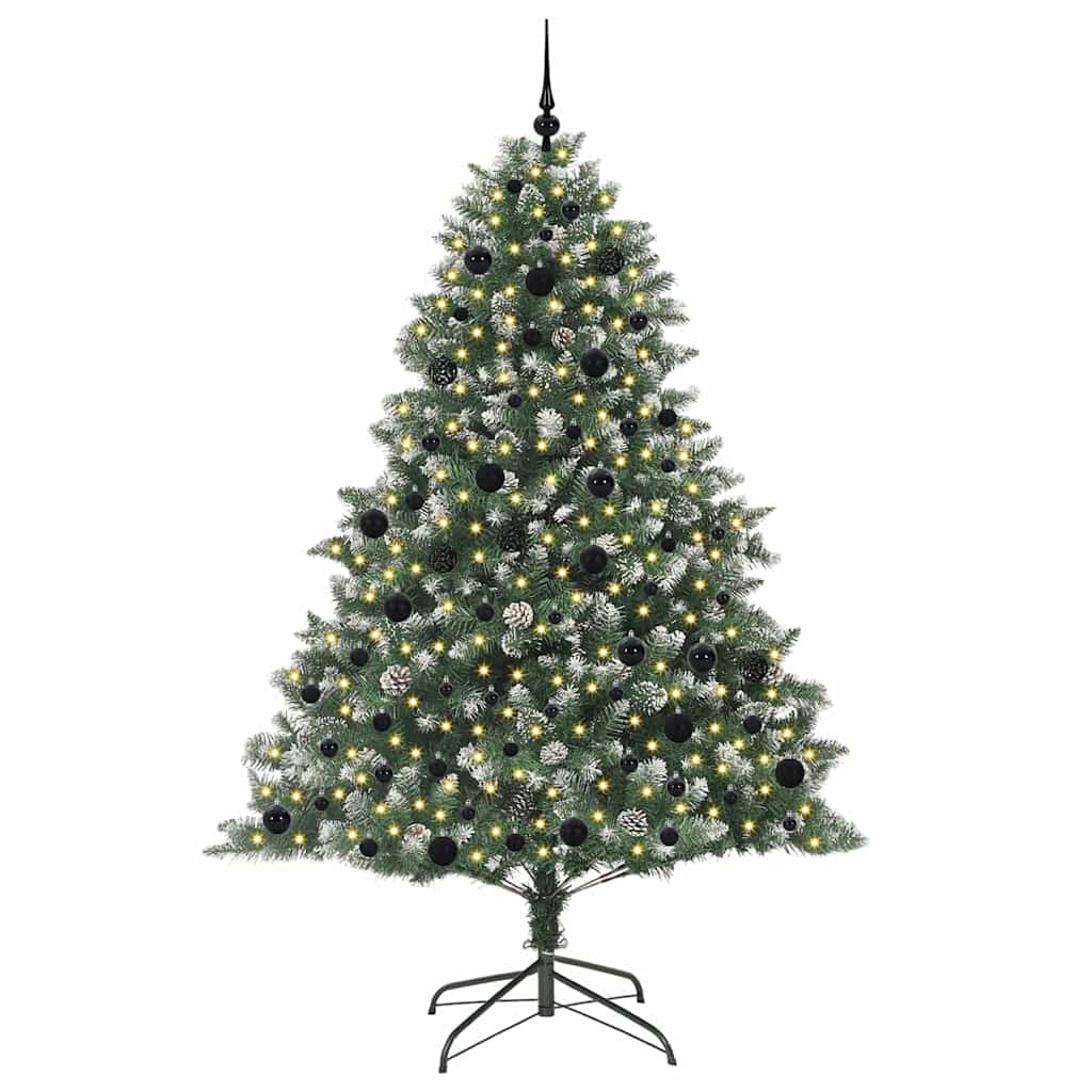 Artificial Christmas Tree with Stand Green 140 x 140 x 210 cm