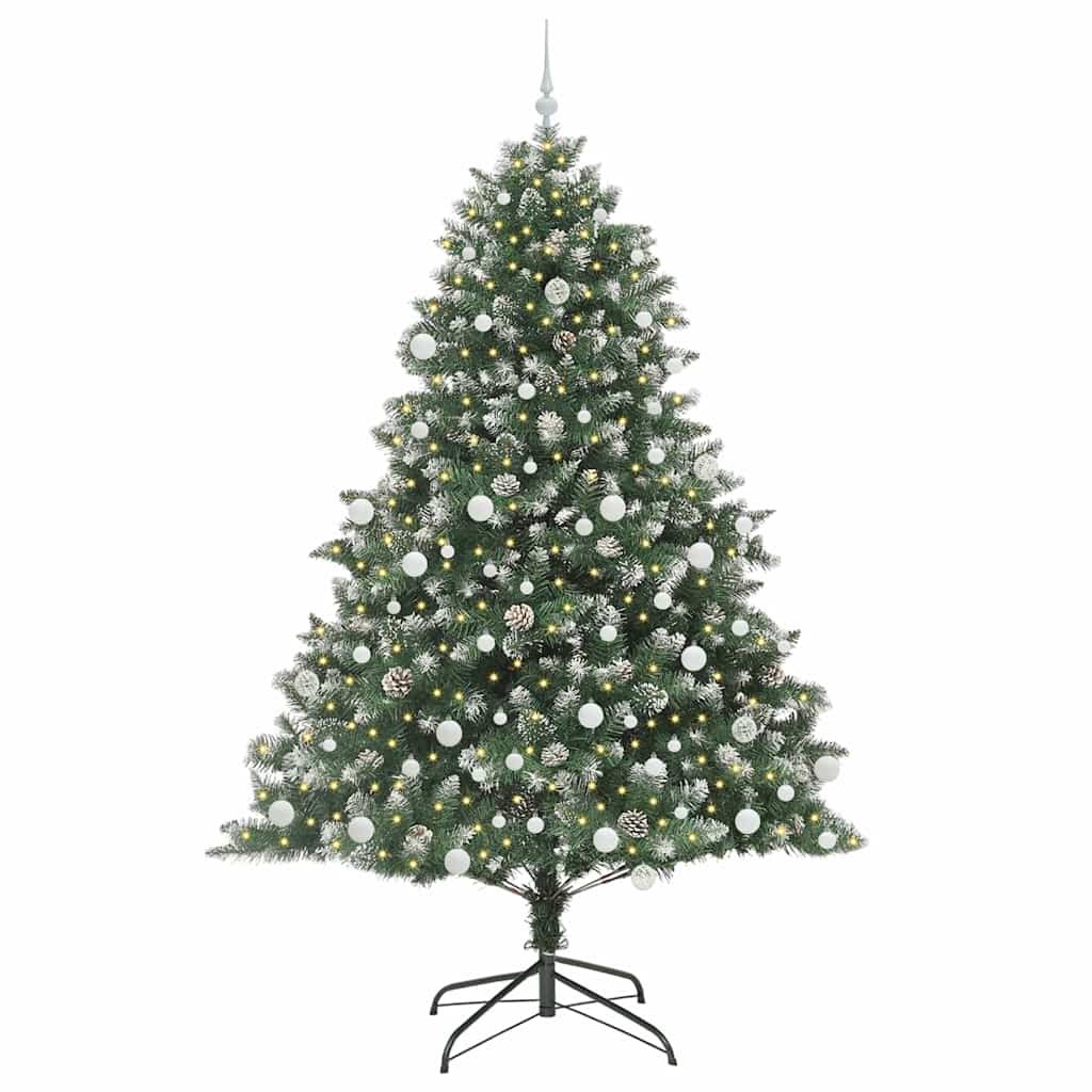 Artificial Christmas Tree with Stand Green 140 x 140 x 210 cm