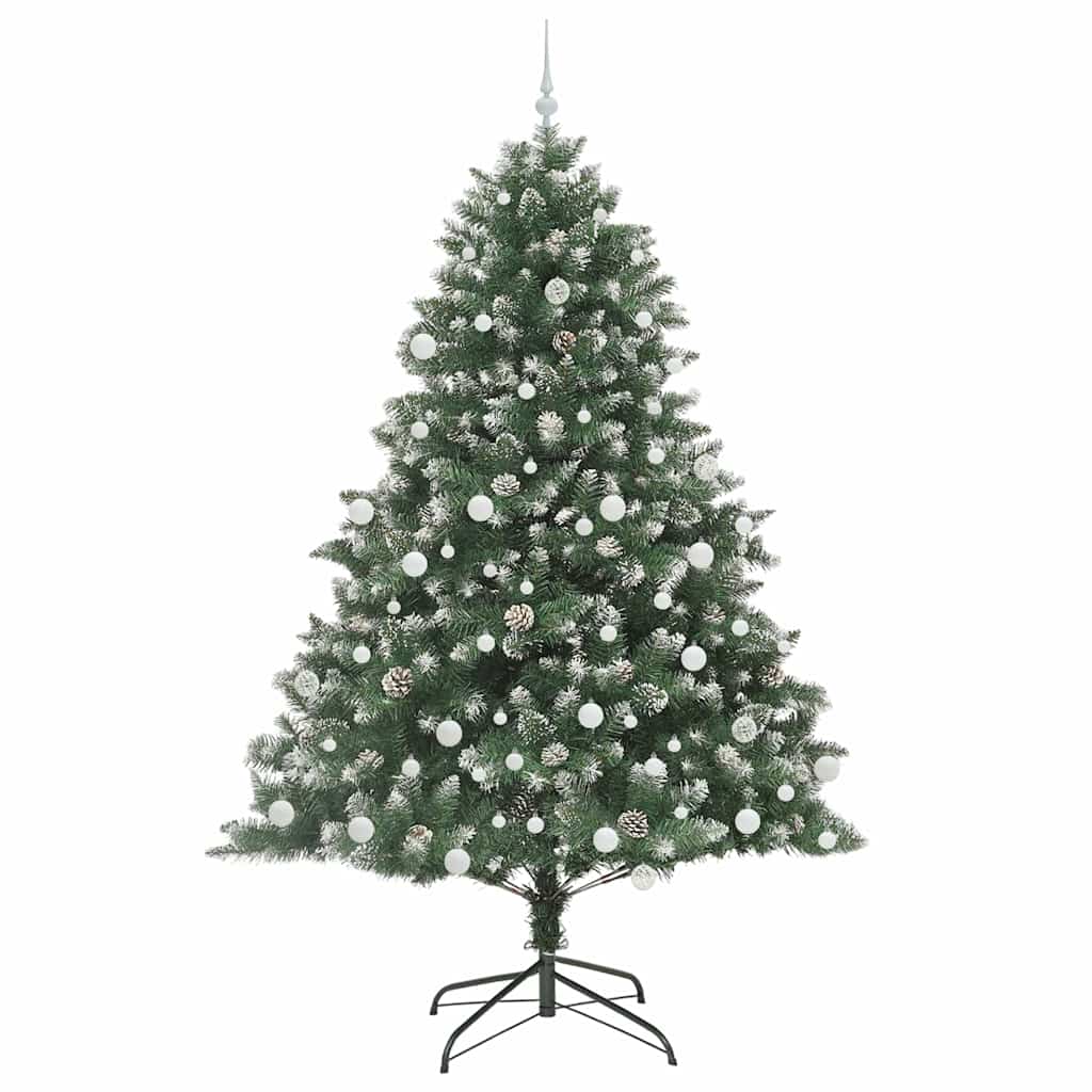 Artificial Christmas Tree with Stand Green 140 x 140 x 210 cm