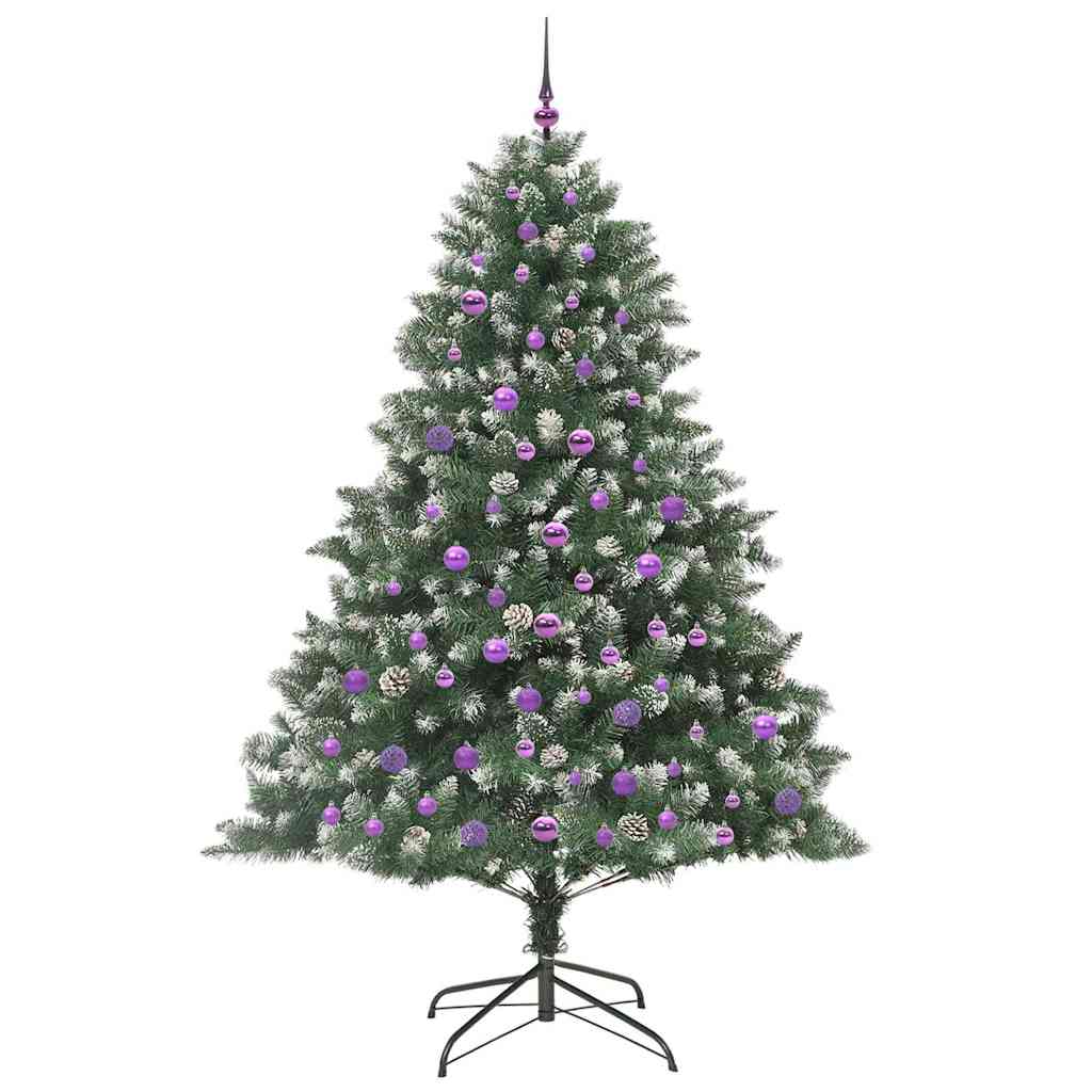 Artificial Christmas Tree with Stand Green 140 x 140 x 210 cm
