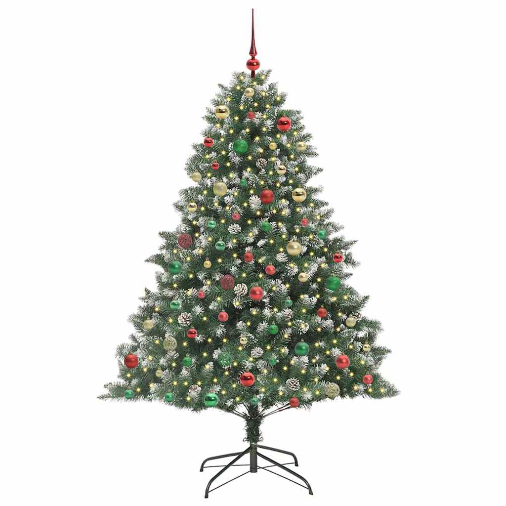 Artificial Christmas Tree with Stand Green 140 x 140 x 210 cm