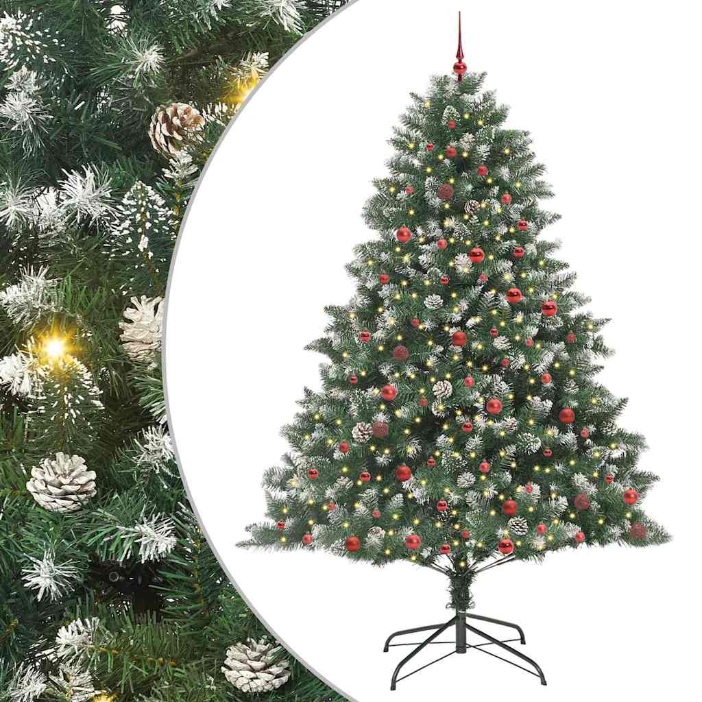 Artificial Christmas Tree with Stand Green 160 x 160 x 240 cm