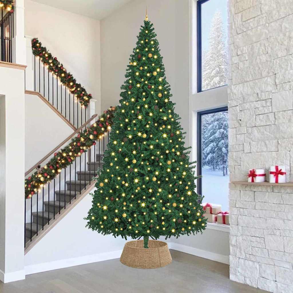 Christmas Tree Collar Brown 90 x 90 x 28 cm Seagrass